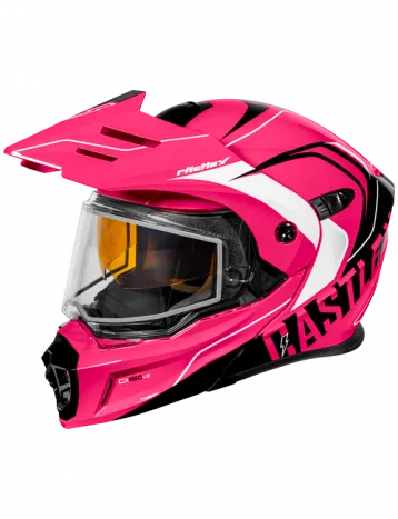 Castle X CX950 V2 Modular Snow Helmet Wake Pink Glo Black