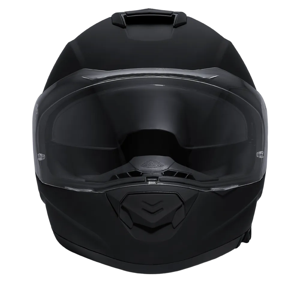 Daytona Detour Full Face Motorcycle Helmet - DOT Certified, Dual Visor, Street Bike Helmet, Men/Women/Youth - Dull Black