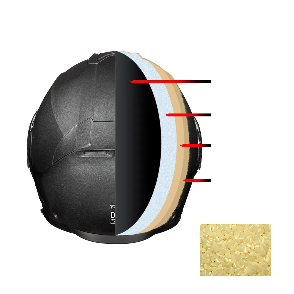 Daytona Glide Modular Motorcycle Helmet - DOT Approved, Bluetooth Ready, Dual Visor, Men/Women/Youth - Gun Metal Grey Metallic