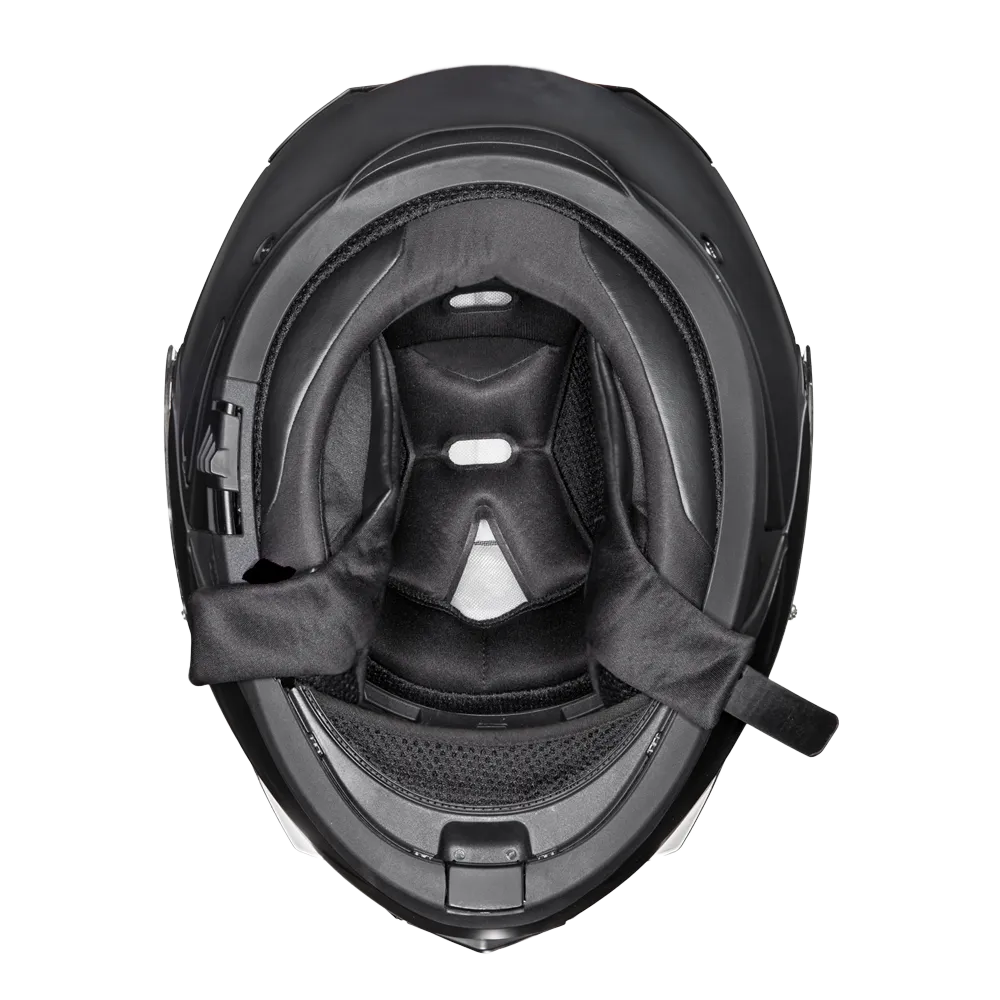 Daytona Glide Modular Motorcycle Helmet - DOT Approved, Bluetooth Ready, Dual Visor, Men/Women/Youth- Shark Blu
