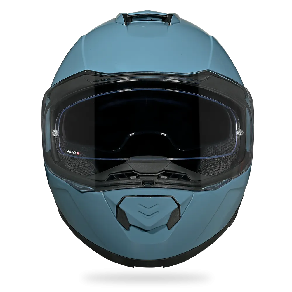 Daytona Glide Modular Motorcycle Helmet - DOT Approved, Bluetooth Ready, Dual Visor, Men/Women/Youth- Shark Blu