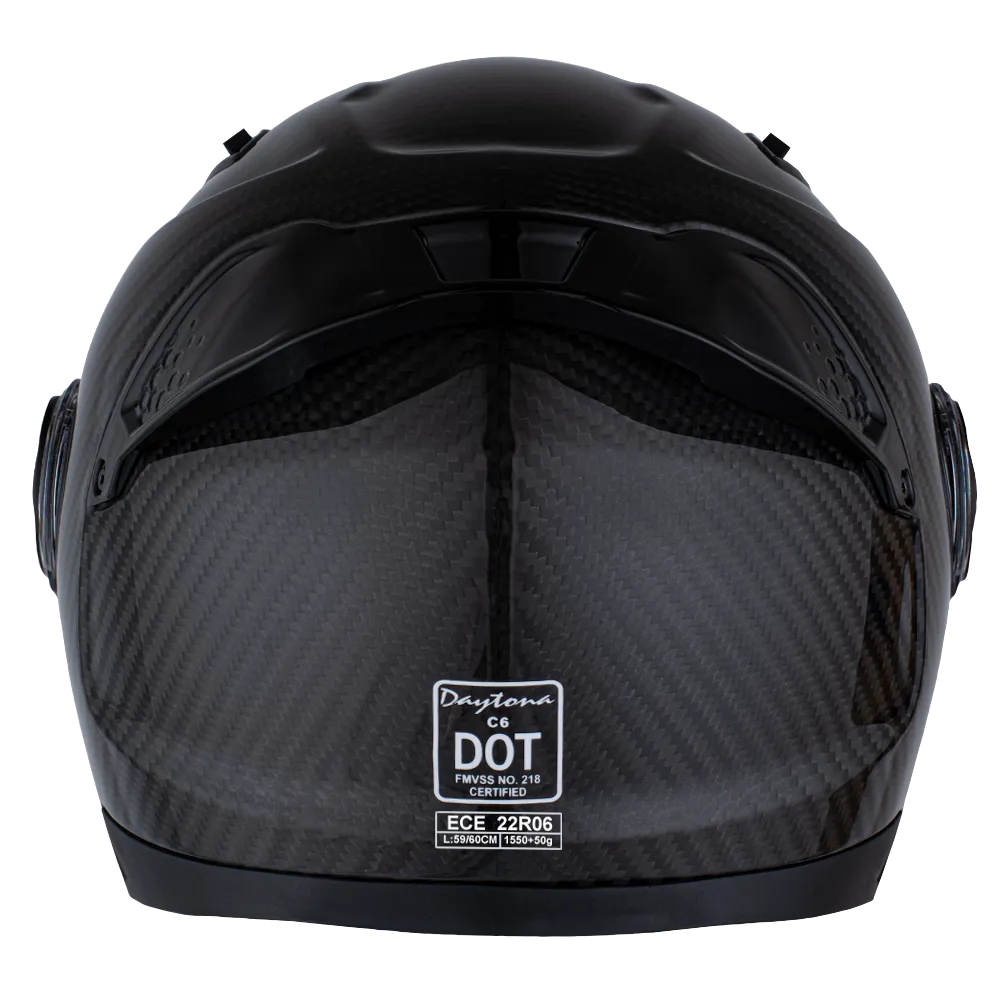 D.O.T. & ECE Daytona C6- Grey Carbon Fiber