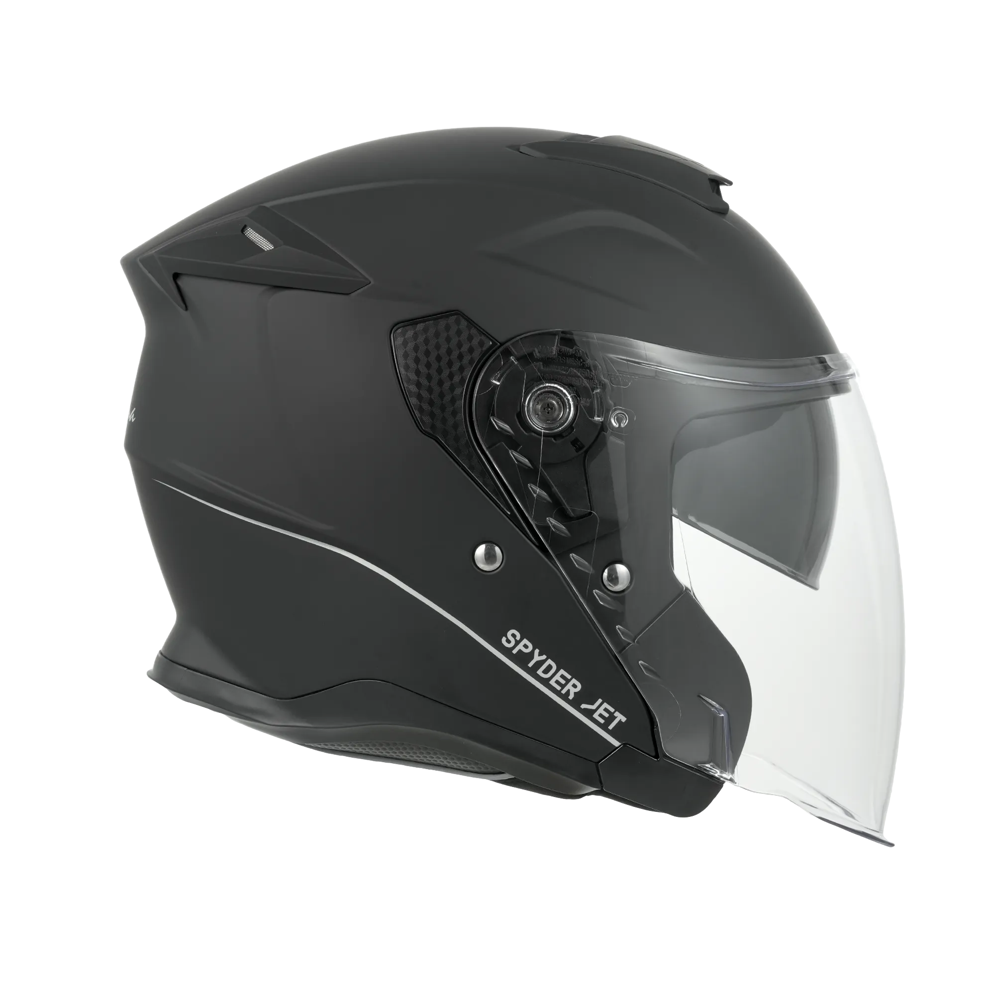 D.O.T. & ECE Daytona Spyder Jet- Dull Black