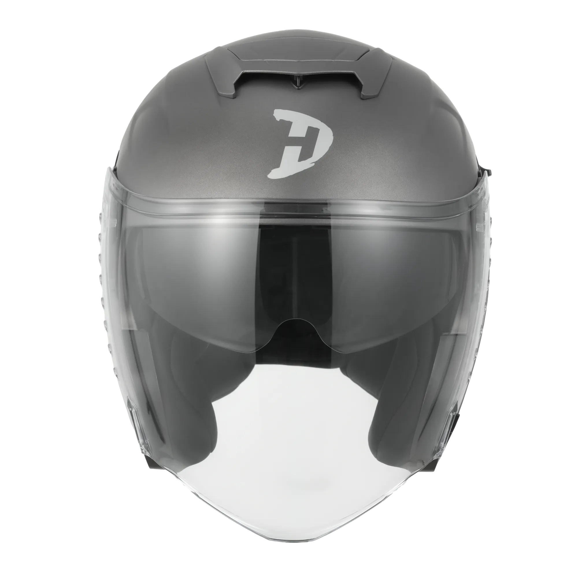 D.O.T. & ECE Daytona Spyder Jet- Gun Metal Grey Dull Metallic