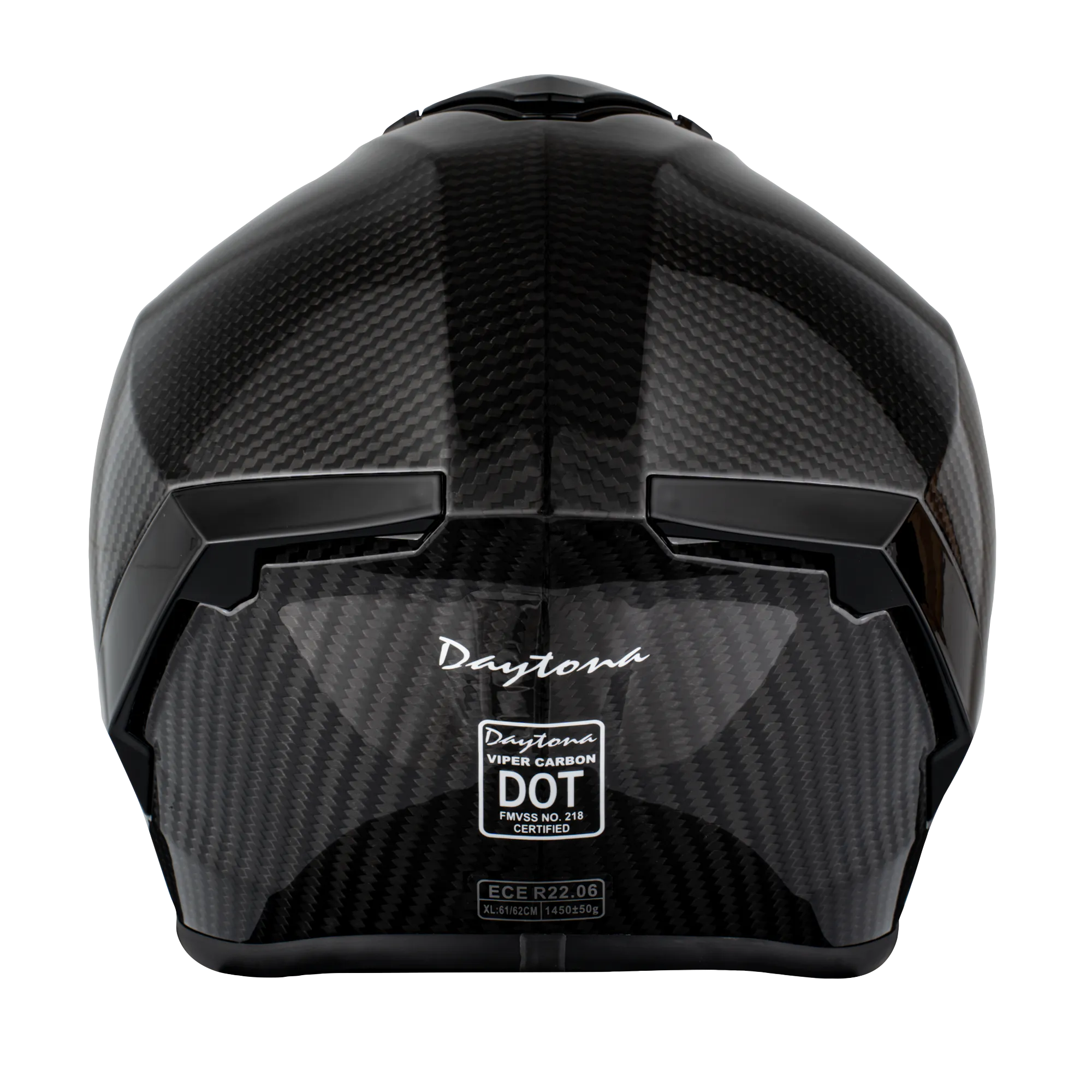 D.O.T. & ECE Daytona Viper- Grey Carbon Fiber