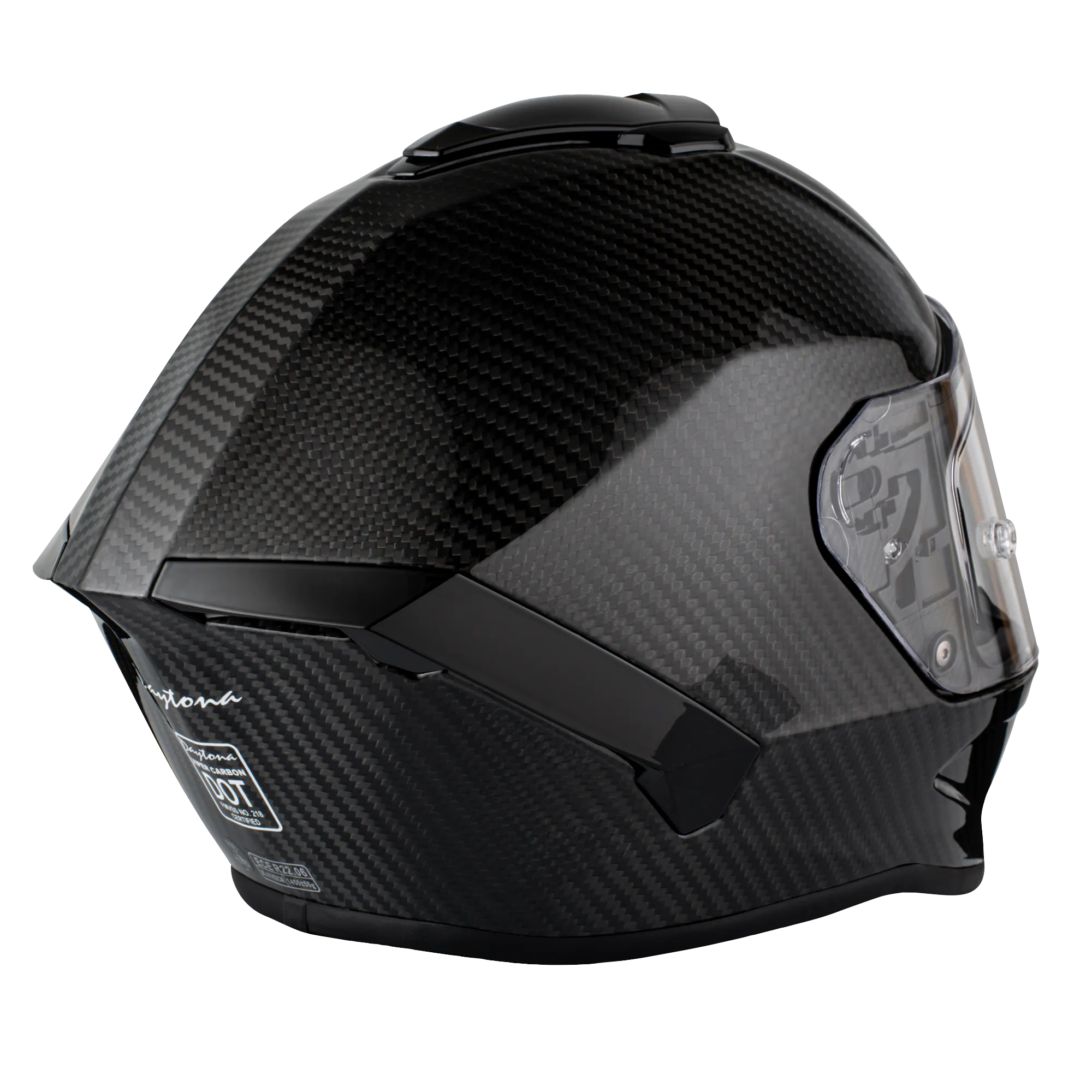 D.O.T. & ECE Daytona Viper- Grey Carbon Fiber