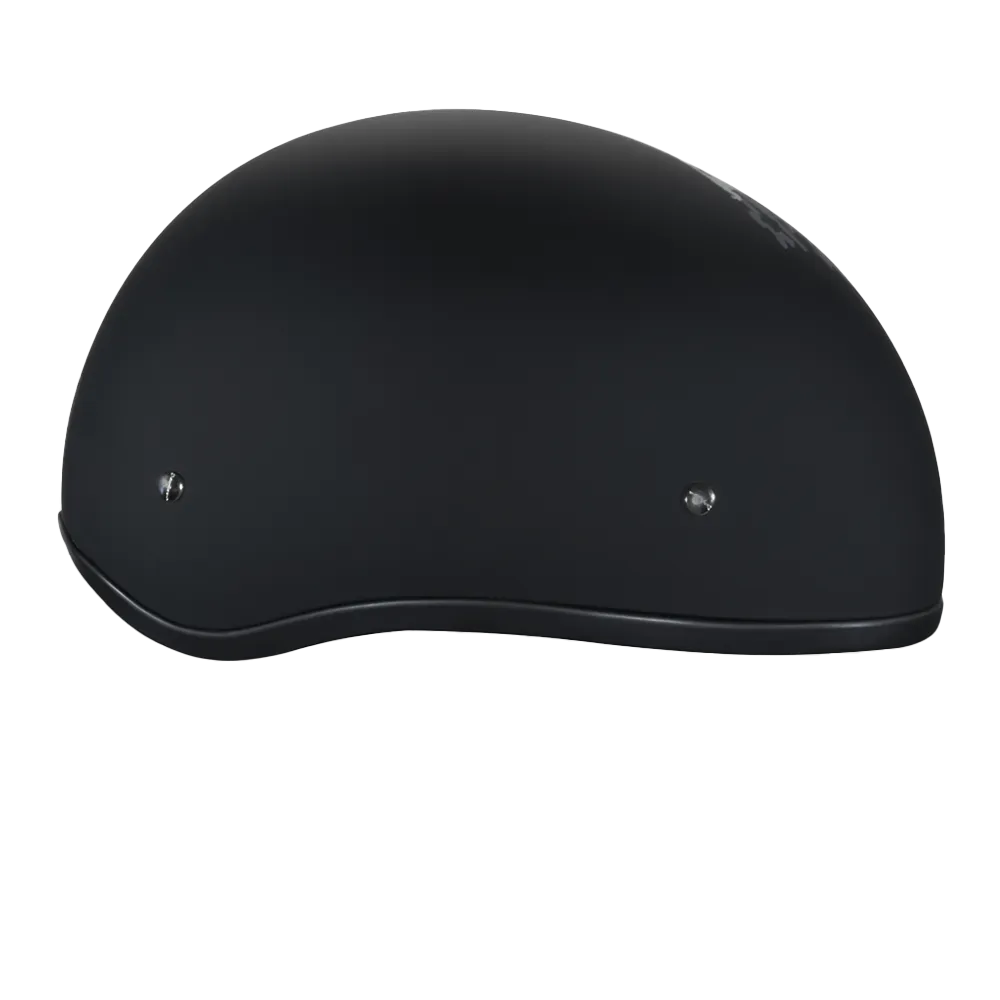 DOT Approved Daytona Motorcycle Half Face Helmet - Skull Cap Graphics for Men & Women, Scooters, ATVs, UTVs & Choppers - W/ 2nd Amendment