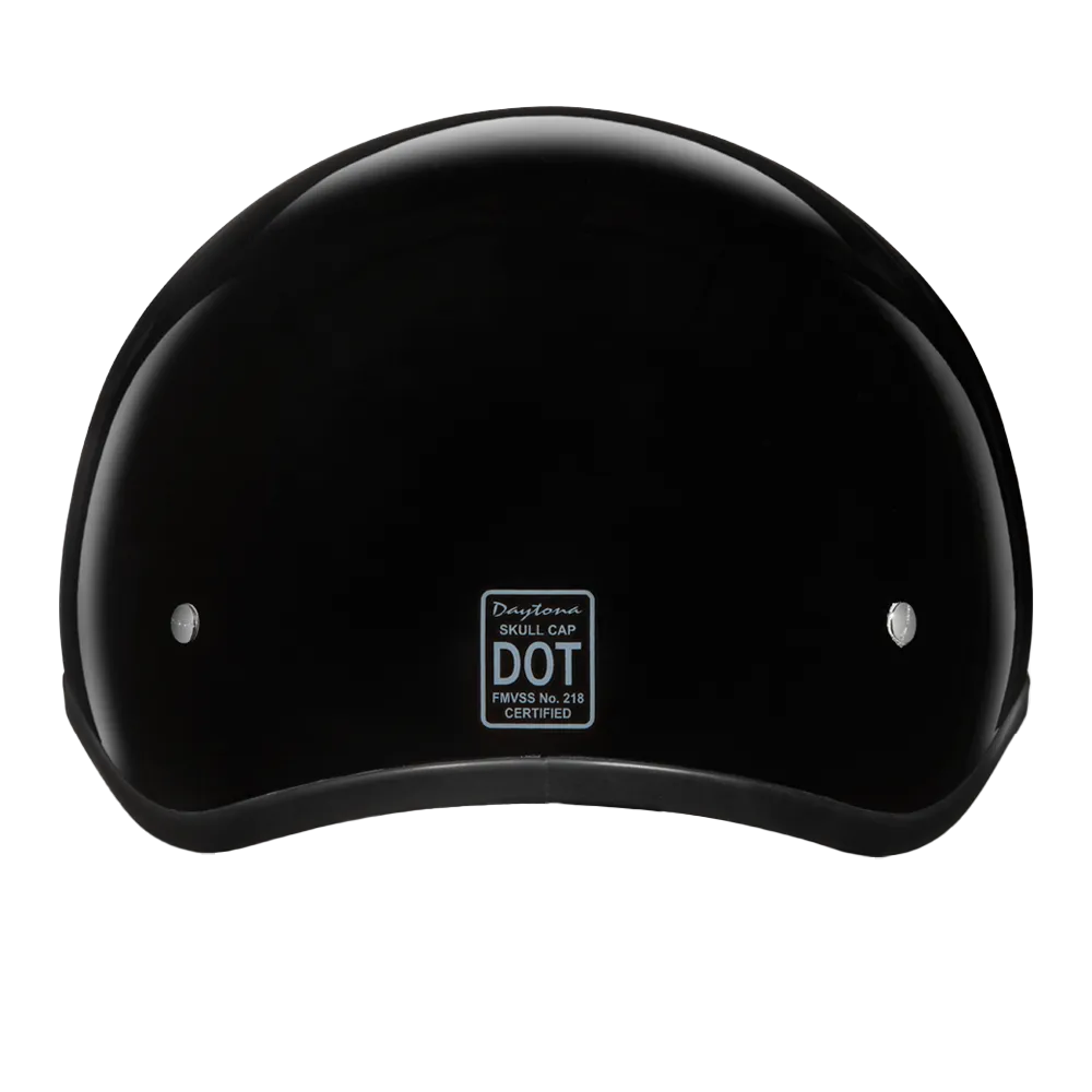 DOT Approved Daytona Motorcycle Half Face Helmet - Skull Cap Graphics for Men & Women, Scooters, ATVs, UTVs & Choppers - W/ Barbed Wire Heart