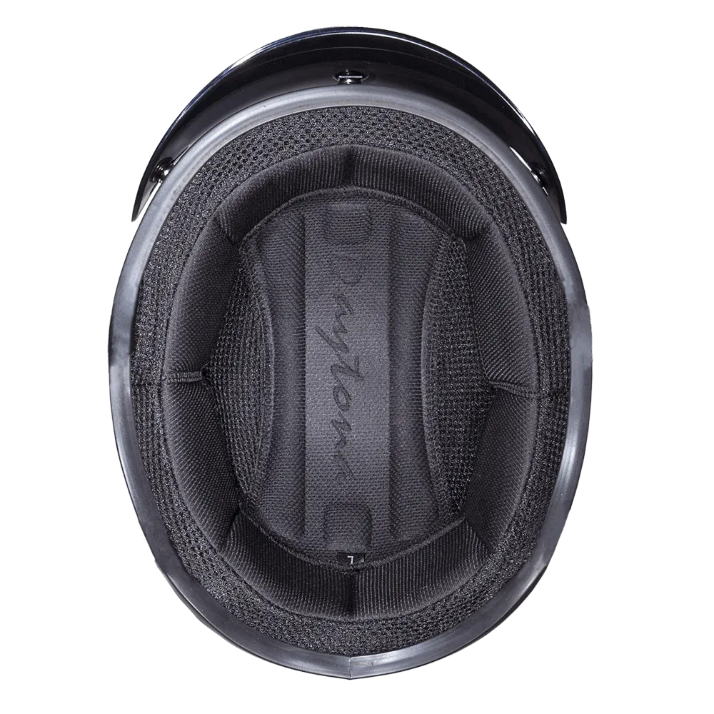 DOT Approved Daytona Skull Cap Half Shell Motorcycle Helmet - Beanie Style for Motorcycles, Cruisers, Scooters, and Mopeds - Silver Metallic