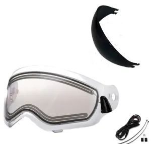 Electric Snow Shield with Cord and inner smoke shield for 509 Delta R3L Helmets