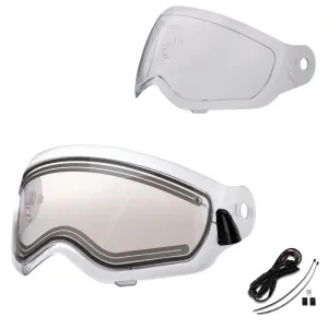 Electric Snow Shield with Cord and Street Shield for 509 Delta R3L Helmets