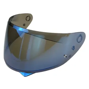 fits Harley Davidson HD H34 Helmet Pinlock Ready Blue Mirror Shield