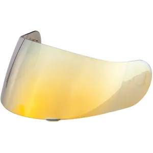 fits Harley Davidson HD H34 Helmet Pinlock Ready Gold Mirror Shield
