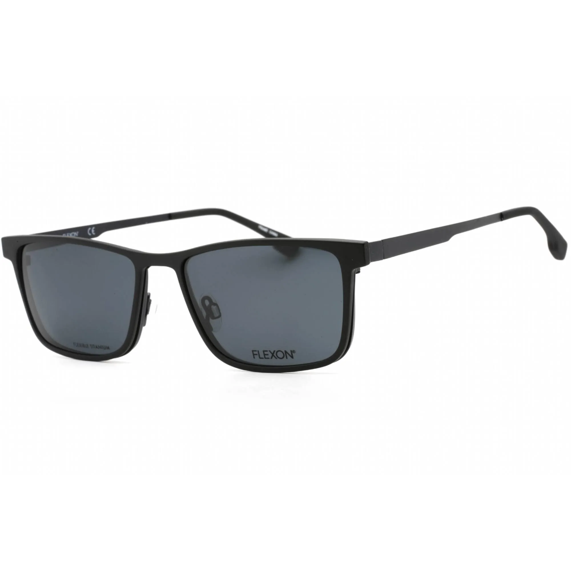 Flexon Men's Eyeglasses - Navy Full Rim Square Frame Clear Lens | FLX1001MAG-SET 412