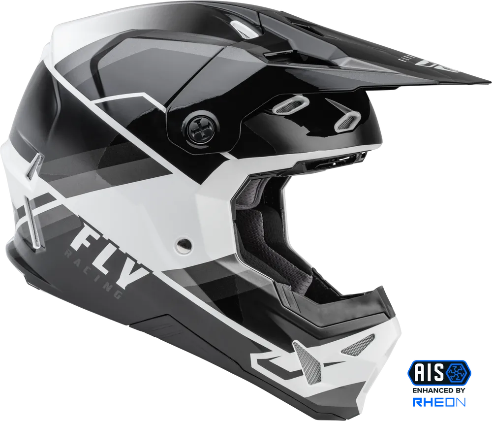 Fly Racing Formula CP Rush Off Road Helmet Grey Black White Size 2XL