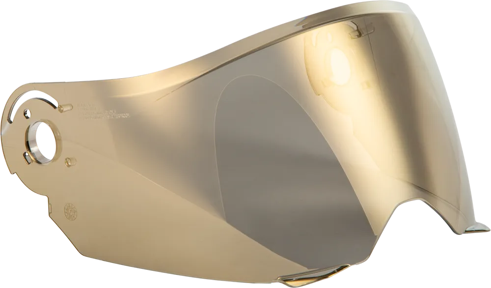 Fly Racing Odyssey Adventure Modular Helmet Shield Gold Mirror