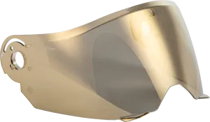 Fly Racing Odyssey Adventure Modular Helmet Shield Gold Mirror
