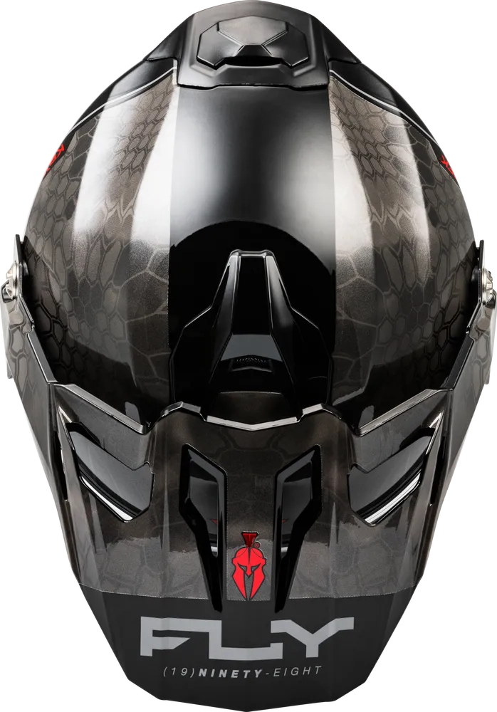 Fly Racing Trekker Conceal Snow Helmet Black Electric Shield