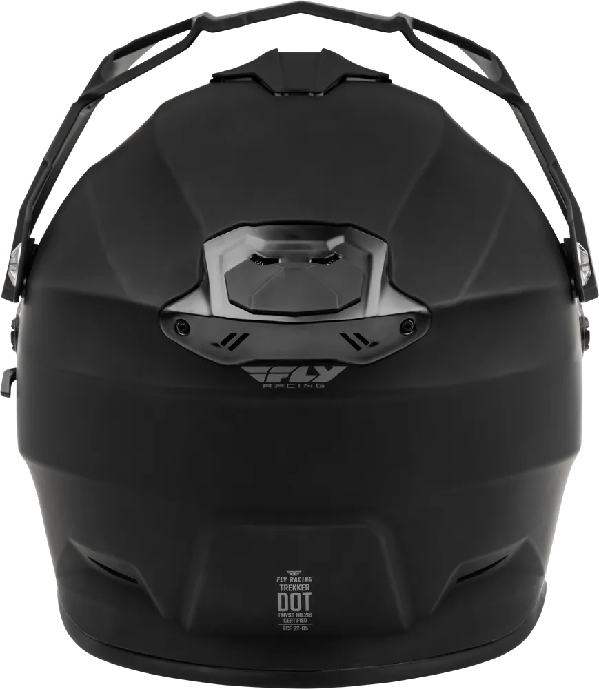 Fly Racing Trekker Snow Helmet Matte Black Dual Lens