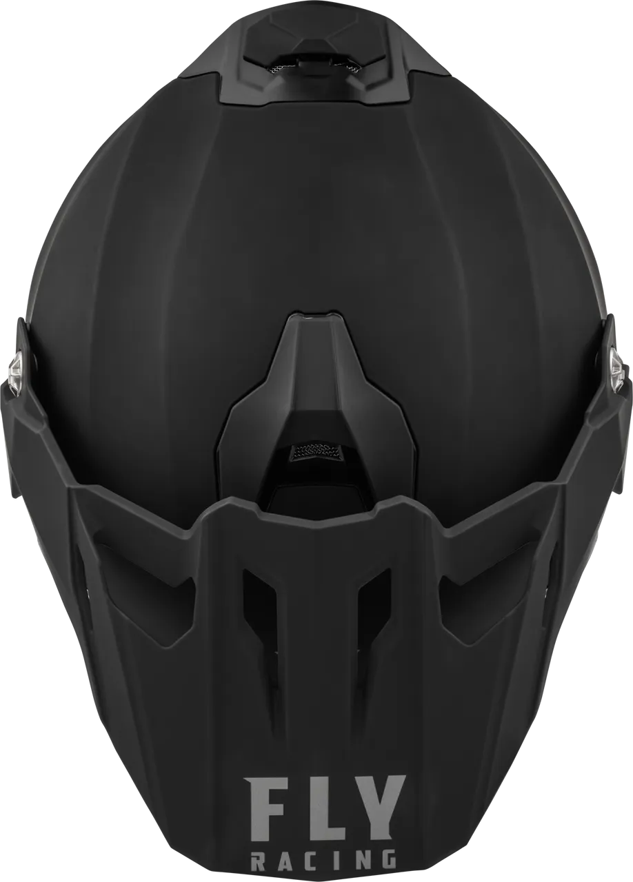 Fly Racing Trekker Snow Helmet Matte Black Electric Shield