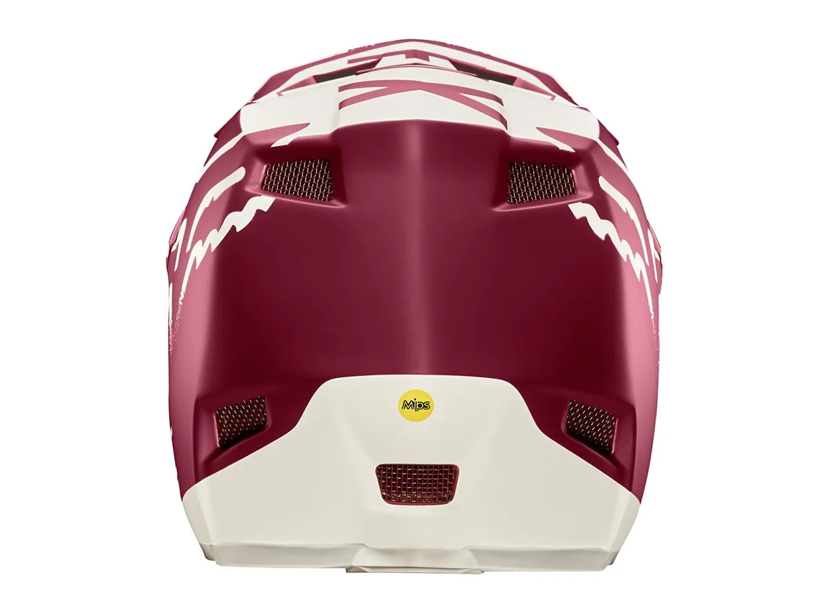 Fox Racing Rampage Pro Carbon Moth Full Face Helmet - Dark Red