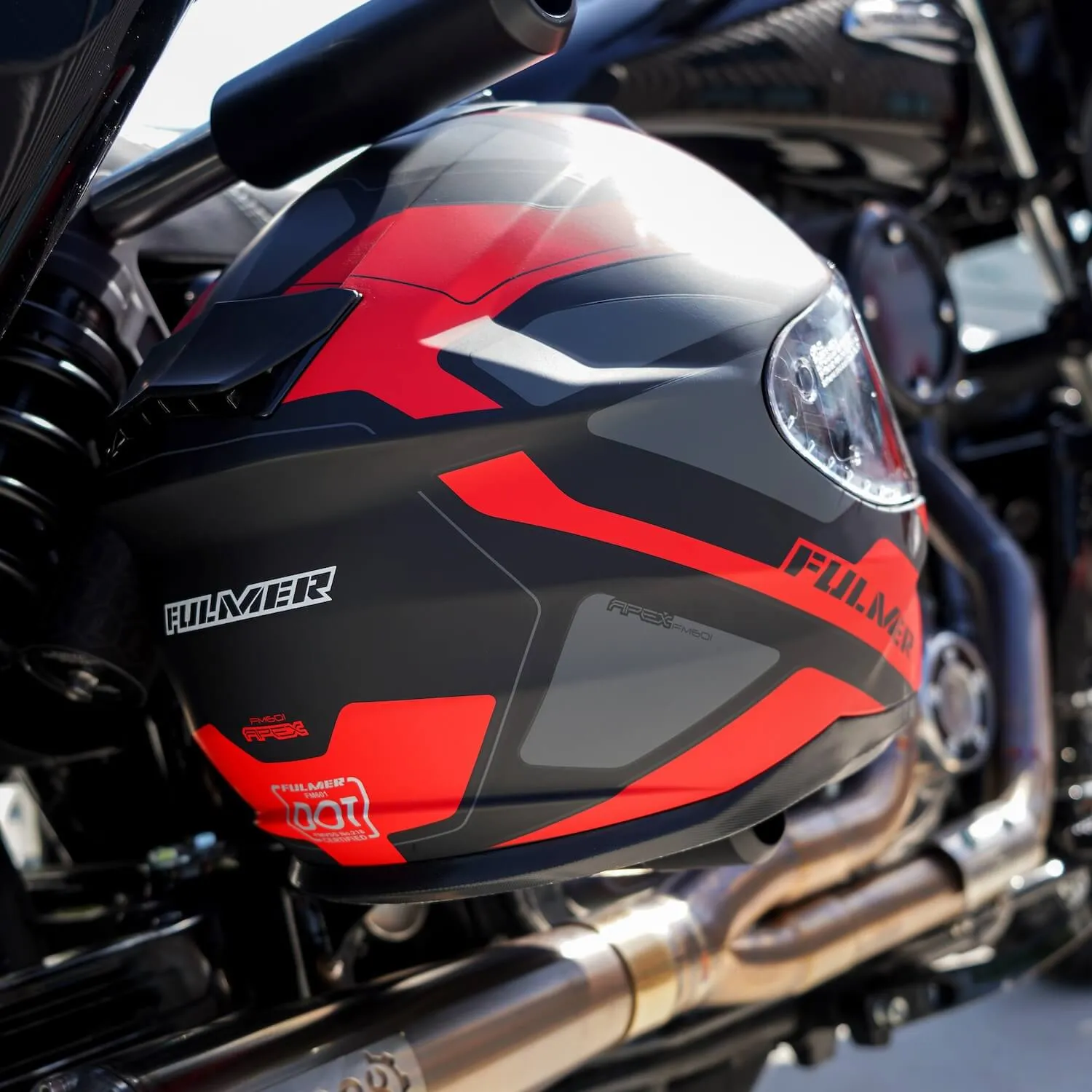 Fulmer 601 SV Full Face Helmet Apex Matte Red