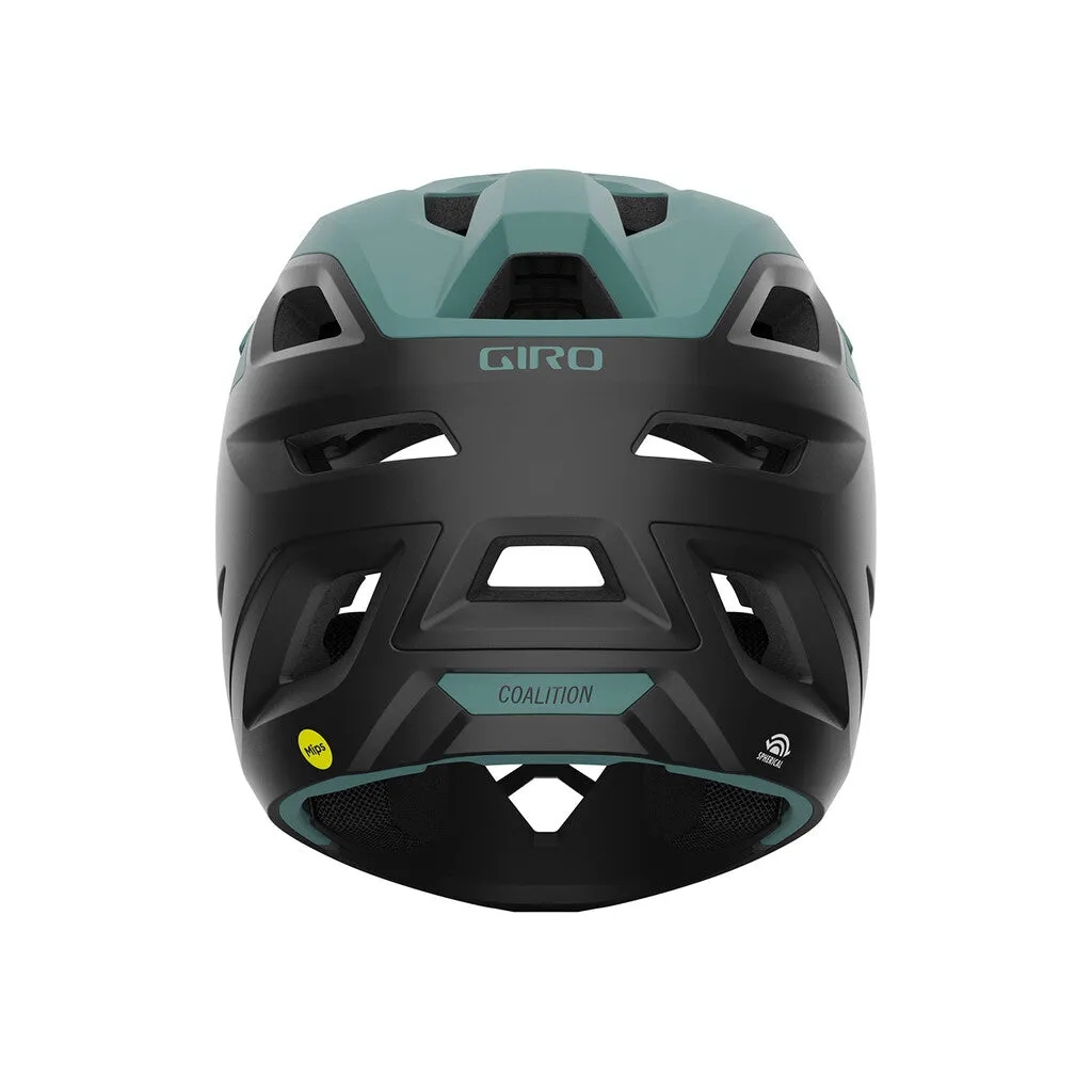Giro Coalition Spherical Full Face Helmet - Matt Metallic Coal-Mineral