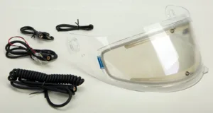 Gmax 54S Electric Snow Helmet Shield and Dual Lens Clear Bundle