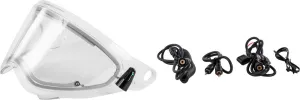 Gmax AT-21 Electric Snow Helmet Shield Cord Clear