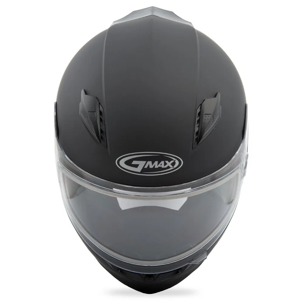 Gmax FF49 Full Face Flat Black Snow Helmet Electric Shield