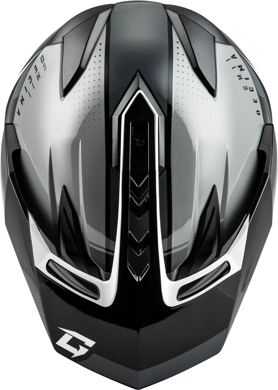Gmax GM-11 Helmet Decima Graphic Black/Grey/White
