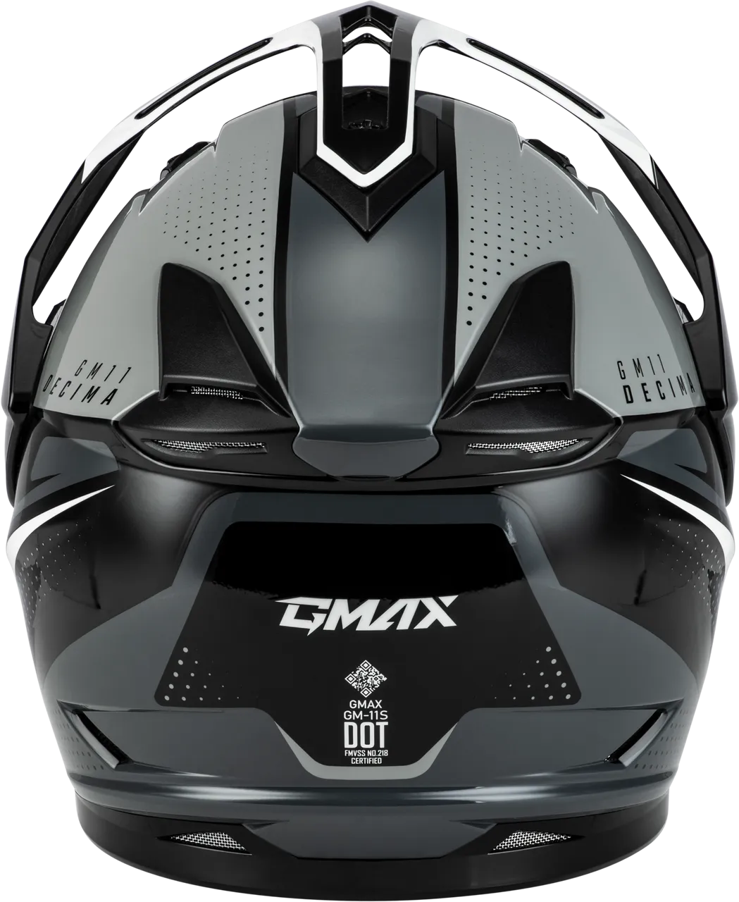 Gmax GM-11 Helmet Decima Graphic Black/Grey/White