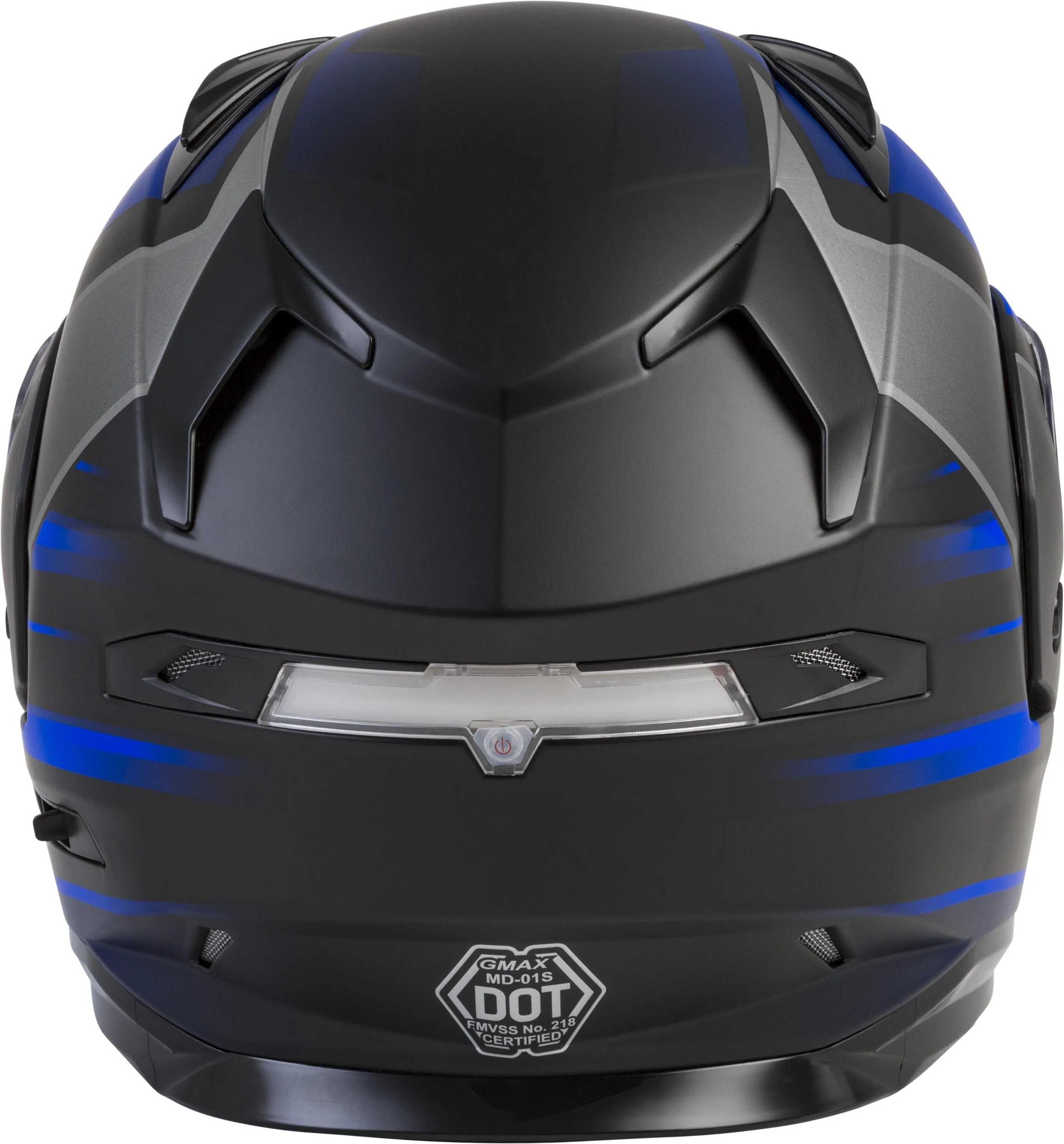 Gmax MD-01S Modular Snow Helmet Descendant Matte Black Blue