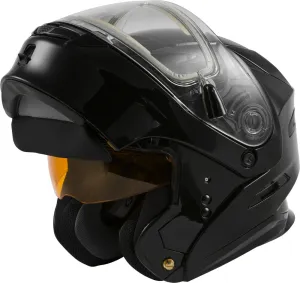 Gmax MD-01S Modular Snow Helmet Gloss Black Electric Shield