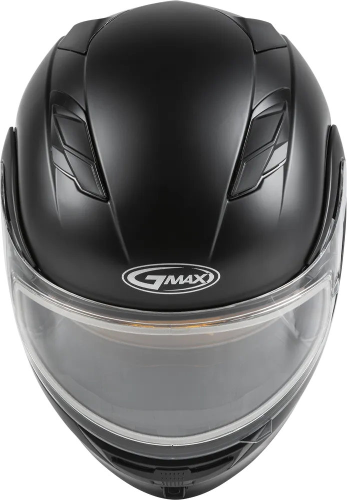 Gmax MD-01S Modular Snow Helmet Matte Black Dual Lens