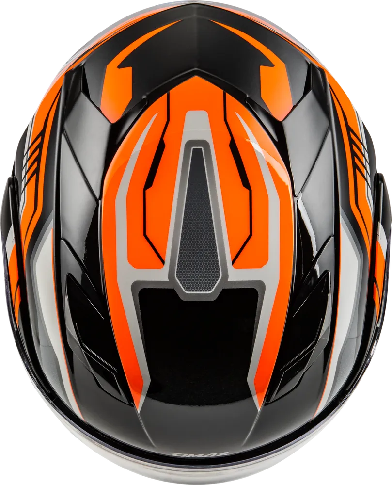 Gmax MD-01S Transistor Modular Snow Helmet Orange Black