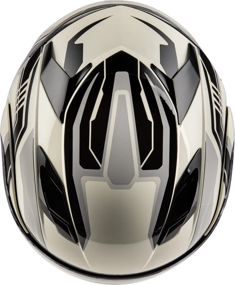 Gmax MD-01S Transistor Modular Snow Helmet White Black