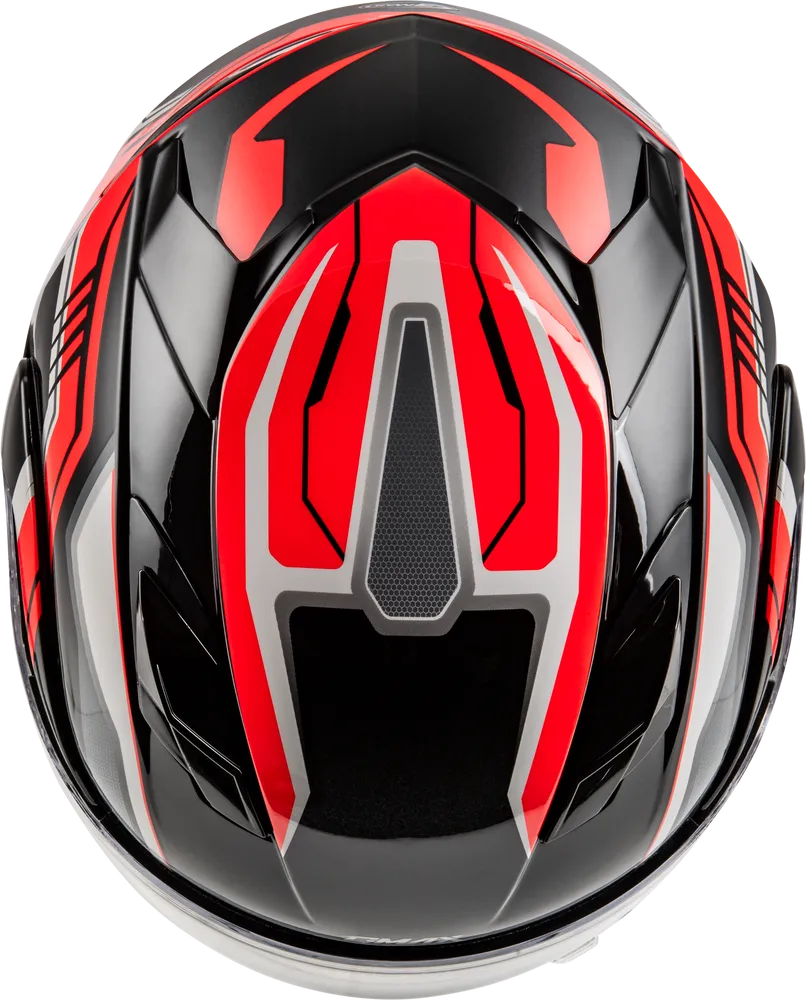 Gmax MD-01S Transistor Snow Helmet Red Black Electric Shield  Electric Shield and Dual Shield