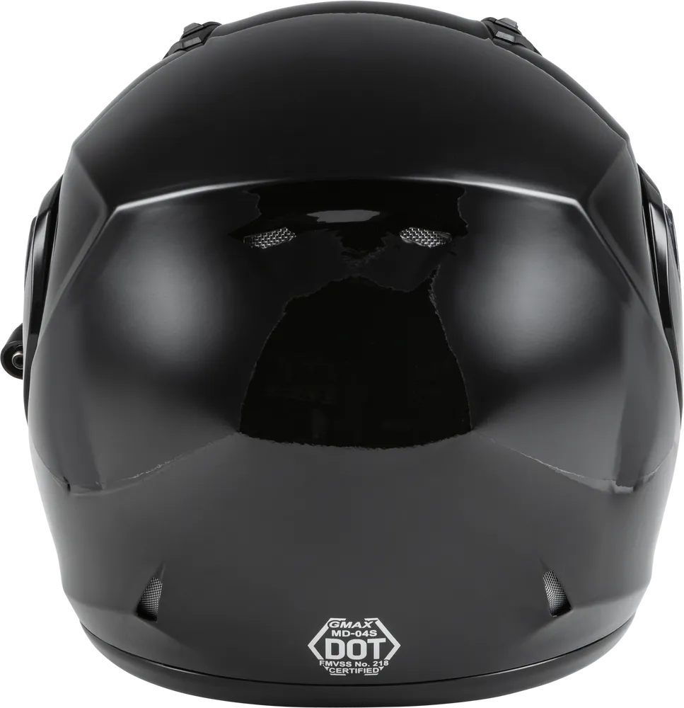 Gmax MD-04 Modular Snow Helmet Gloss Black Electric Shield