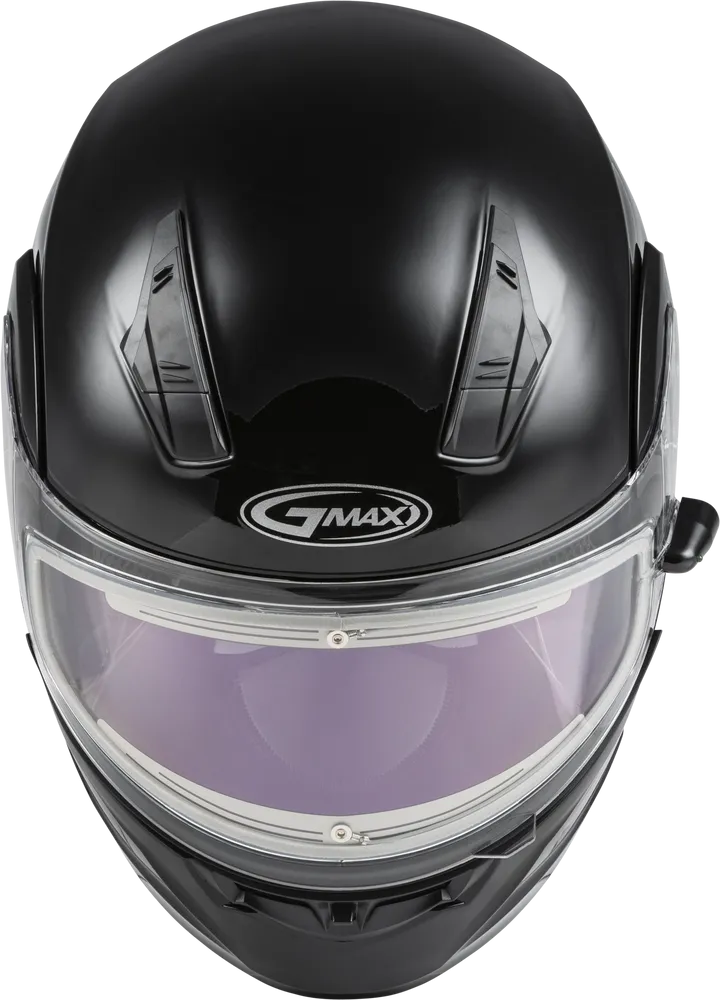 Gmax MD-04 Modular Snow Helmet Gloss Black Electric Shield