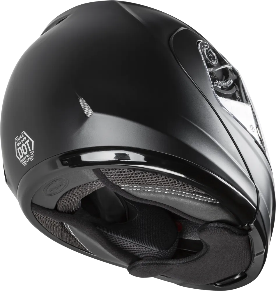 Gmax MD-04 Modular Snow Helmet Matte Black Dual Lens