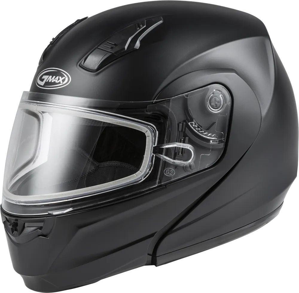 Gmax MD-04 Modular Snow Helmet Matte Black Dual Lens