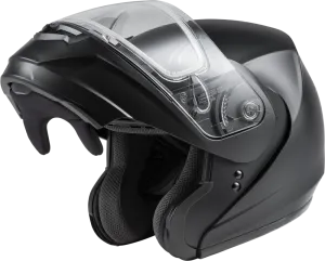 Gmax MD-04 Modular Snow Helmet Matte Black Dual Lens