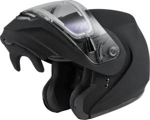Gmax MD-04 Modular Snow Helmet Matte Black Electric Shield
