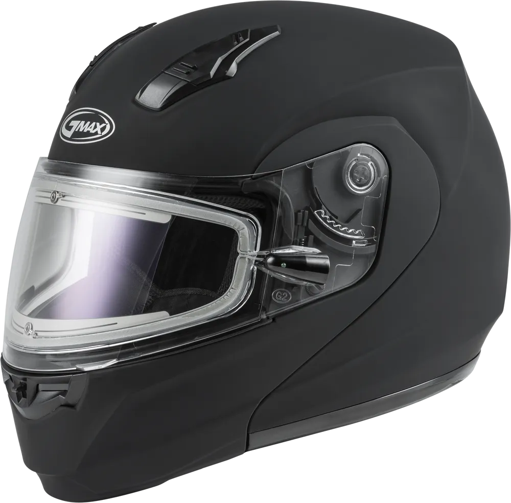 Gmax MD-04 Modular Snow Helmet Matte Black Electric Shield
