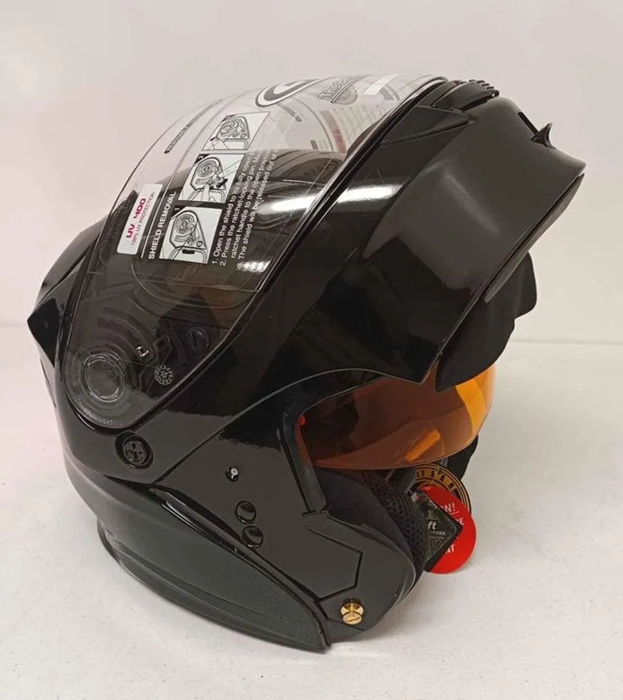 Gmax MD01 Modular Helmet Gloss Black