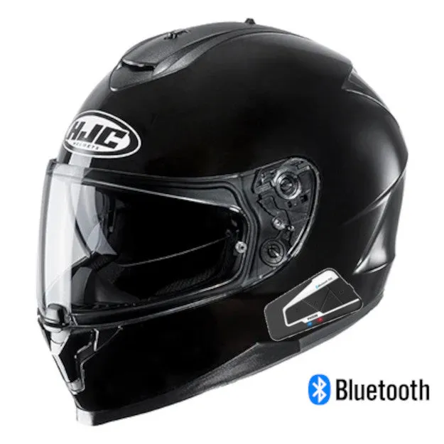 HJC C70 Full Face Bluetooth Helmet Gloss Black