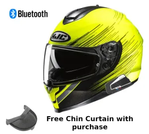 HJC C70 Full Face Bluetooth Helmet Sway MC-3H