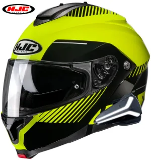 HJC C91 Helmet Sena Smart 20B Bluetooth Headset Prod Graphic MC3 Hi Vis