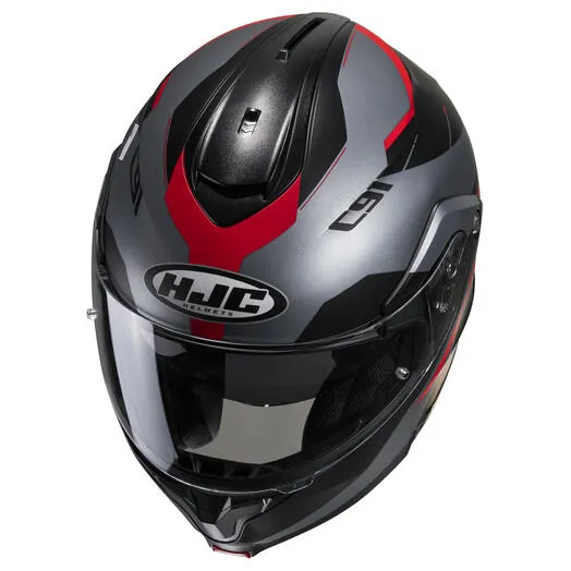 HJC C91 Modular Helmet Karan Graphic MC-1SF Red